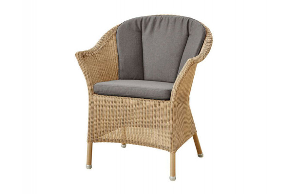 Cane-line backyard to Lansing chair - Taupe Natté