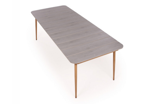 Dylan Table - 90 by 221 cm - Grey