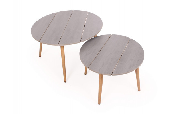 Dylan Couch Tables - two. - Grey