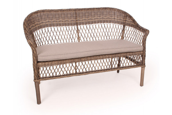 Valencia Bench BROWN – 2 Seater - incl....