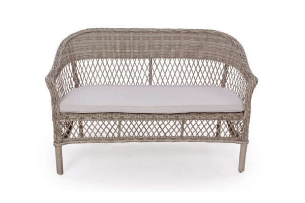 Valencia Bench LIGHT GREY – 2 Seater - incl....