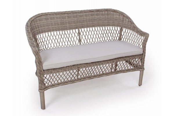 Valencia Bench LIGHT GREY – 2 Seater - incl....