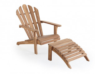 Adirondack chair with stool...