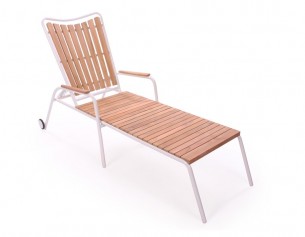 Barcelona Sunbed WHITE