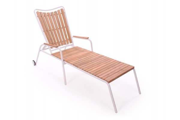 Barcelona Sunbed WHITE