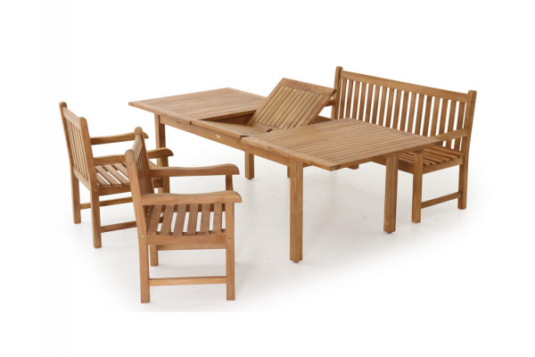 Conjunto de muebles de jardín Alsa Java - teca...