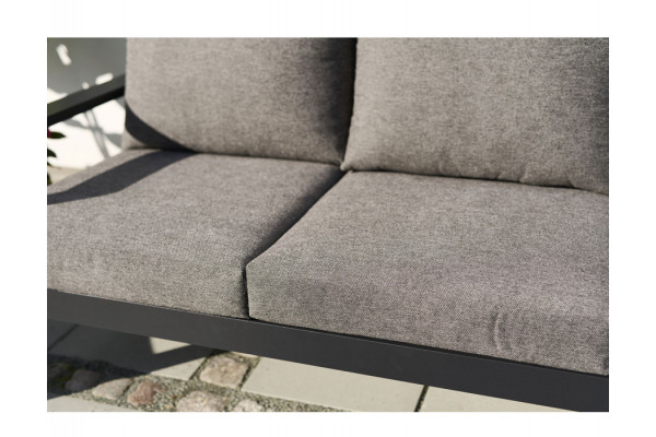 Katja corner sofa aluminum with cushions. (2...