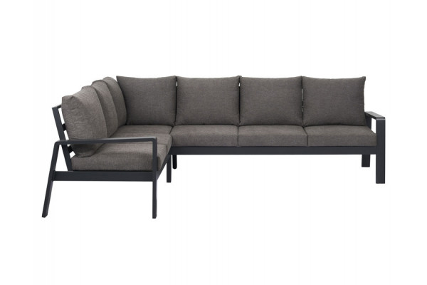 Katja corner sofa aluminum with cushions. (2...