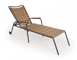 Barcelona Sunbed - Grey