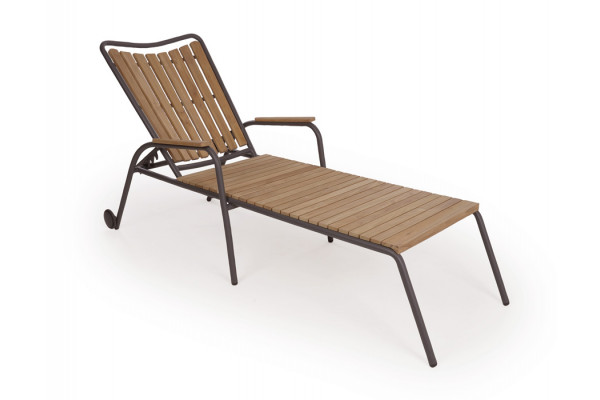 Barcelona Sunbed - Grey