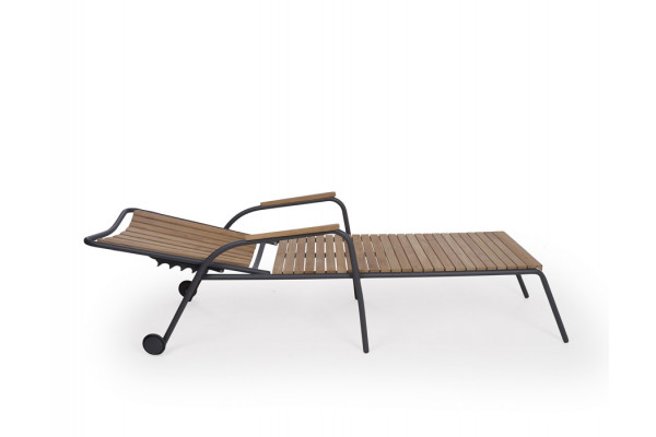 Barcelona Sunbed - Grey