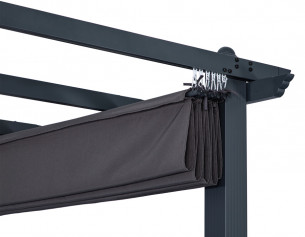 Pérgola Pelle 3x4 m - GRIS 2
