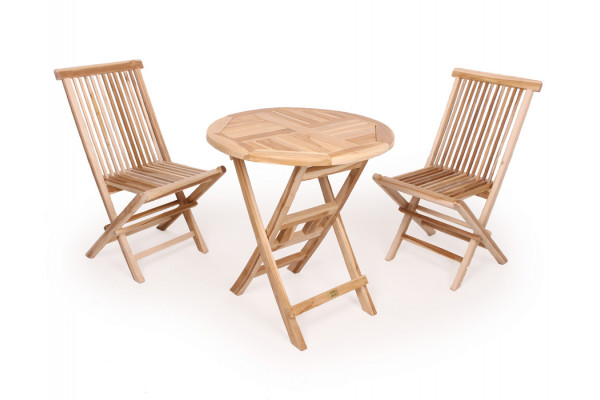 Andalucia Cafe set - round 70 cm - Classic Teak