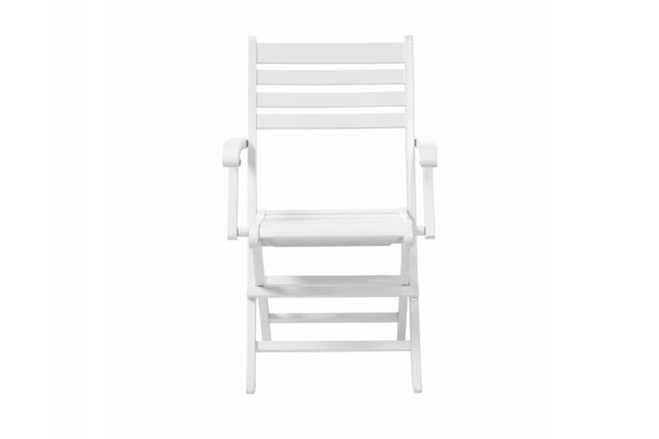 IBIZA WHITE Butterfly Set w/2 chairs w/armrests