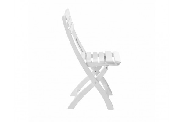 Ibiza WHITE Folding chair without armrests