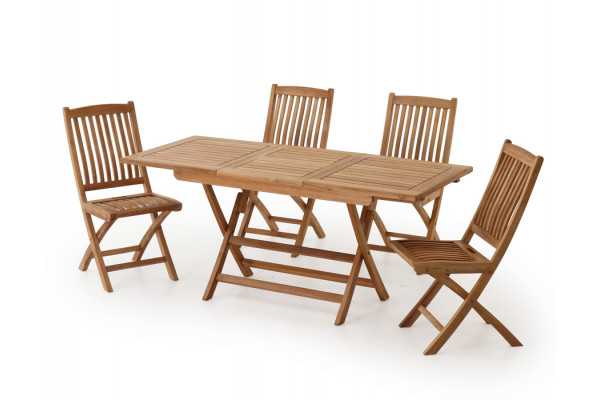 Sofia extension table with Mia chairs - Garden...