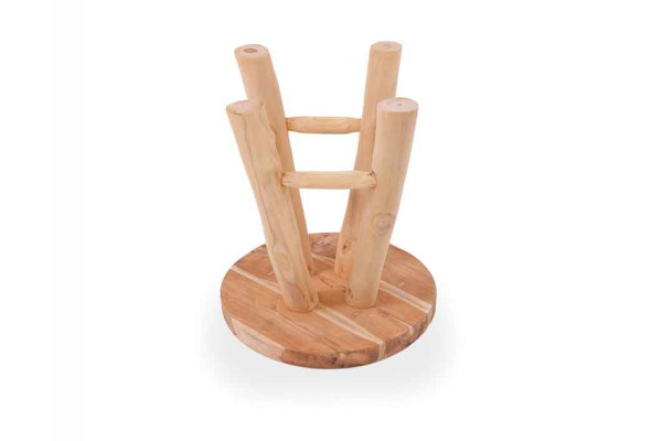 Taburete de teca