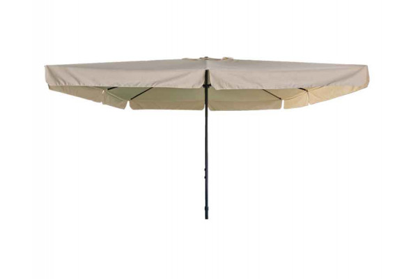 Market parasol BEIGE 3.5x3.5 m w/cord pull