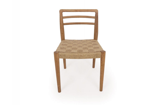 Scandi Dining Chair - Natural Wicker