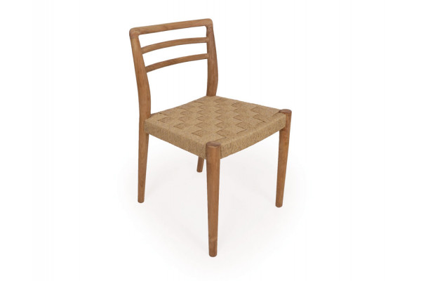 Scandi Dining Chair - Natural Wicker