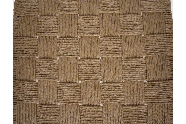 Scandi Dining Chair with armrest - Natural Wicker