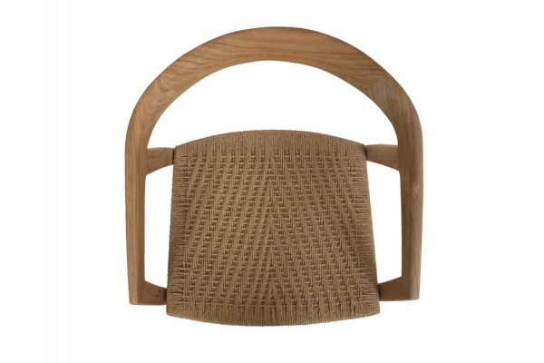 Venice Chair - Core Teak - Natural Wicker