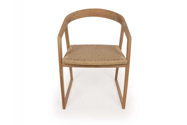 Venice Chair - Core Teak - Natural Wicker