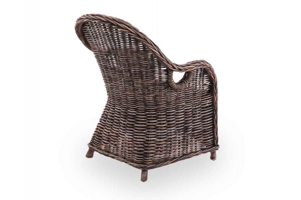 Mallorca chair - Black washed - Including cushion