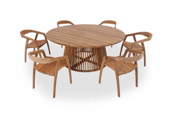 Luna 180 Verona - Teak Garden furniture set