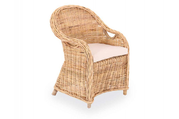 Mallorca chair - Natural - Including cushion