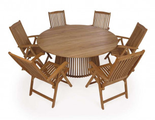 Luna 180 Devon teak outdoor...