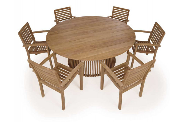 Luna 180 Pala teak sea furniture set