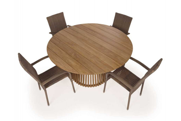 Luna 150 Geneva Dusty Teak Garden furniture set