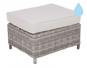 Rio Footstool - Light Grey