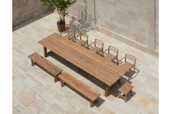Mesa Hércules 100x400 cm - TECA CORE