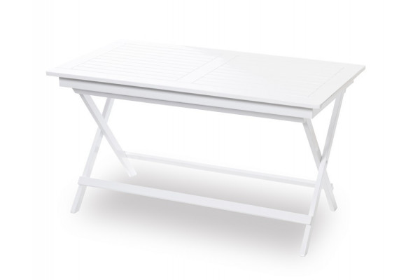 IBIZA WHITE 70x130 Folding set with armrests