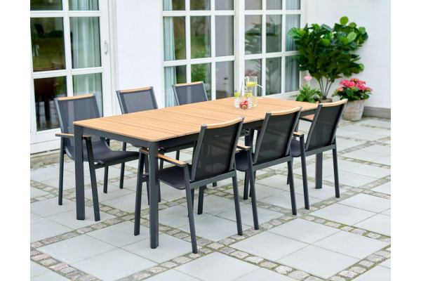 Noah Garden furniture set w/ low back