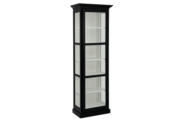 Oliver cabinet black/white - single