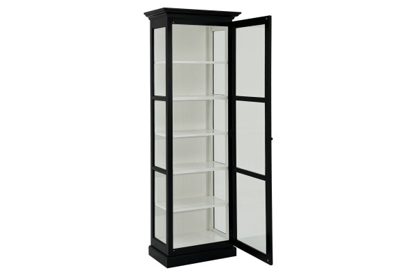 Oliver cabinet black/white - single