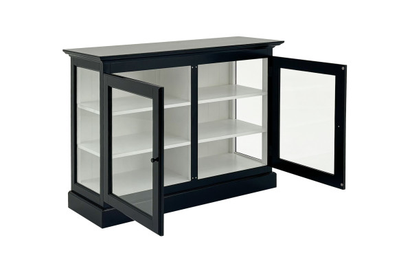 Oliver cabinet Black/White - Low model