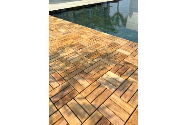 Teak Tile Sideway