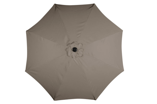 Alu Parasol 3 meters with tilt - TAUPE