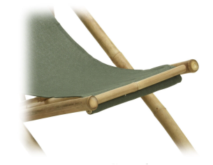 Beach Chair BAMBOO – GREEN 2