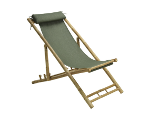 Beach chair Bamboo - GREEN