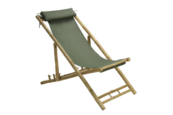 Beach chair Bamboo - GREEN