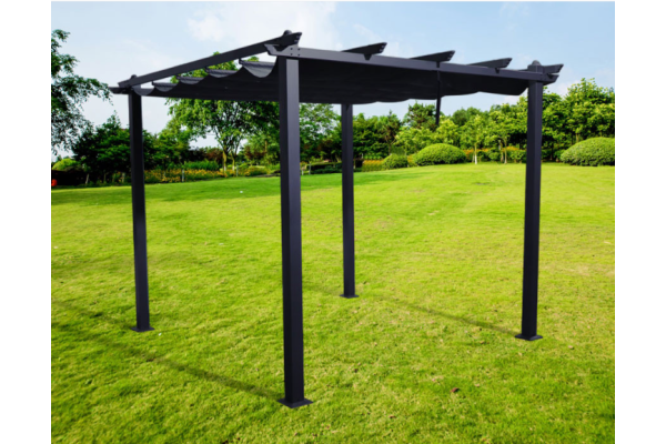 Pelle Pergola 3x3 m - Gris