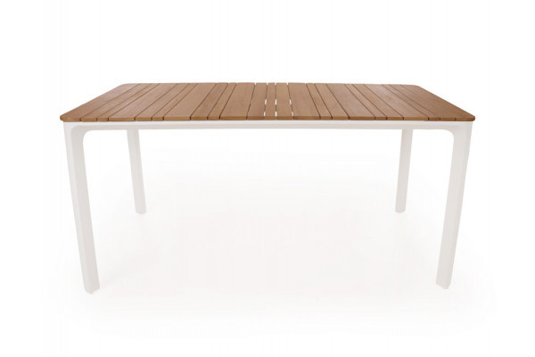 Mesa de jardín Ronja 90x160 arena/teca