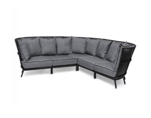 Landskrona Lounge sofa - Black