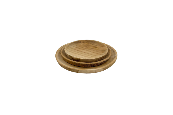 Round plate - 3 pieces