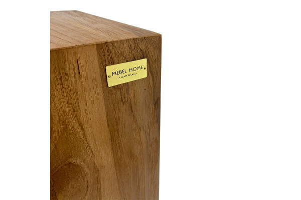 Square teak side table - Classic teak